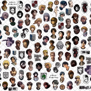 Anime Titans [Water-Transfer Nail Decals]