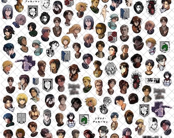 Anime Titans [Water-Transfer Nail Decals]