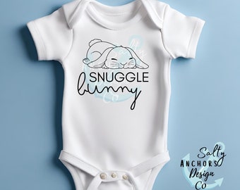 Snuggle Bunny Design - Easter SVG  - baby easter design - newborn easter design -