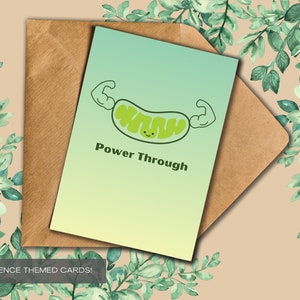 Power Through - Cartão Científico!