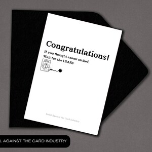 Rebelde contra la industria de las tarjetas - Felicitaciones - Graduación