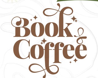 Books and Coffee Png, Book Lover Png, Retro Png, Vintage Books And Coffee