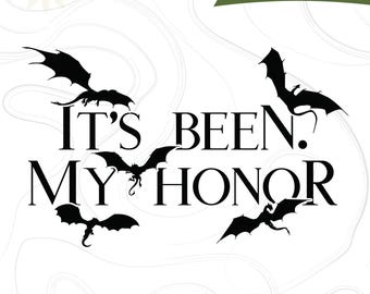 It's Been My Honor SVG, Basgiath War College PNG, Fourth Wing Liam Mairi Bookstagram, Xaden Violet Sorrengail Svg, Iron Flame Png