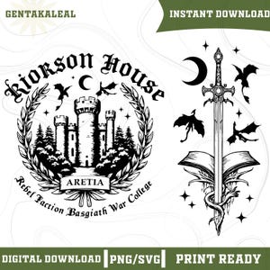 Xaden Riorson House SVG PNG, Iron Flame Shirts Png, Retro Dragon Rider Bookish Design, Violet Sorrengail Svg, Fourth Wing Bookish Shirt Png