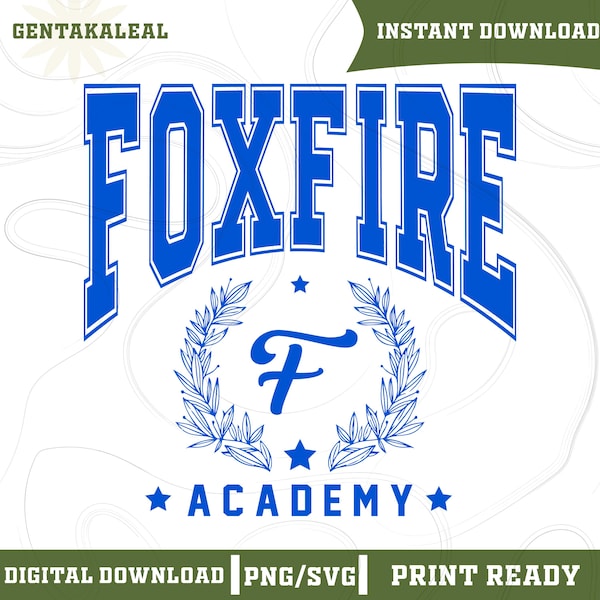 Academia Foxfire SVG PNG, Guardián de las Ciudades Perdidas SVG, Símbolos del Guardián de las Ciudades Perdidas SVG, Camiseta de Bibliófilos PNG, Diseños para Fans de los Amantes de los Libros, Kotlc Png