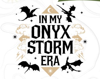 Descarga digital PNG de la era de My Quest Squad, Ridoc Onyx Storm PNG, nueva mercancía de Fourth Wing, Dragon Rider PNG, libro inspirado en Onyx Storm