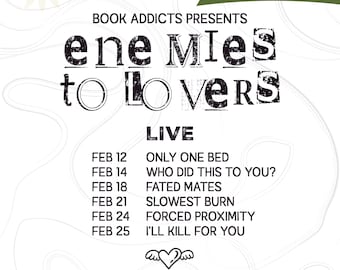 Enemies To Lovers PNG, Vintage Dark Romance Shirt Design, Bookish Morally Grey Romantasy Graphic, Retro Dark Romance Png, Book Lover Gift