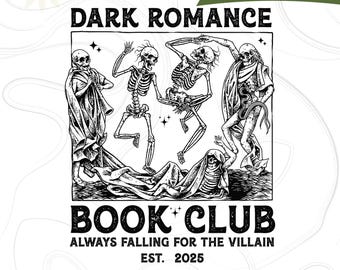 Dark Romance Book Club PNG, Trendy Literature Png, Romance Book Shirts Design, Dark Academia Png, Funny Gift for Readers