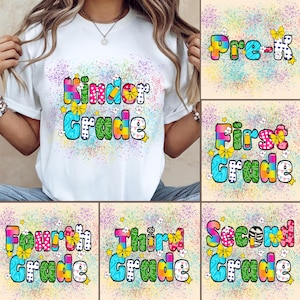 Preppy Back To School Bundle, First Day Of School, Coquette Pencil, Pre-k 1st/2nd/3rd Grade, School Bundle Png, Back To School, Kindergarten
