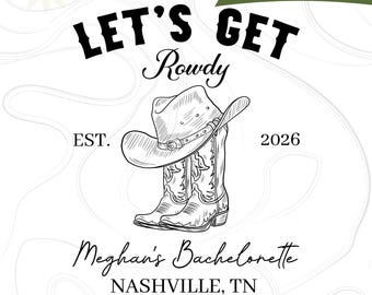 Nashville Bachelorette Svg, Anpassad Last Rodeo Bachelorette Svg, Western Bridal Party Svg, Cowgirl Bach Svg, Country Bachelorette Party Svg