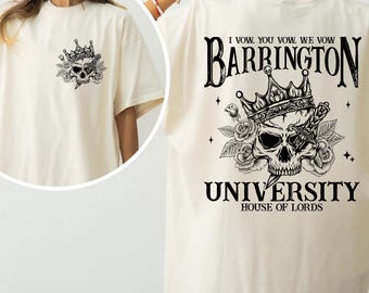 Barrington University SVG, Book Lover Png, The Ritual Shirt Design, Dark Romance Reader Svg, Smut Svg, Spicy Romance Svg