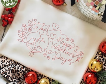Valentine Cat Png, Valentine PNG, Heart Love Cat Valentine Png, Trendy Valentine Png, Cat Lover Png, Cupid Cat Sublimation Download