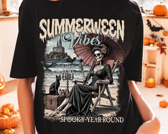 Summer Halloween Png,  Funny Halloween Png, Gothic Halloween Summer Png, Halloween In Summer Digital Shirt Design, Spooky Png, Summer Png
