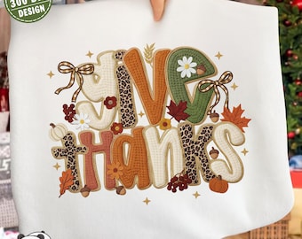 Leopard Fall Give Thanks Coquette Latch Hook Yarn Crochet Png Svg, Give Thanks Png, Thankful Svg, Pumpkin Thanksgiving Png, Faux Yarn