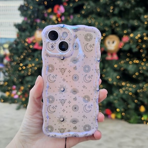 cute phone case with wavy border