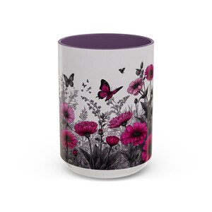 Floral Butterfly Coffee Mug