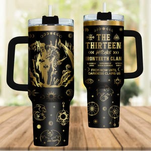 The Thirteen Engraved Tumbler 40oz, Throne Of Glass Tumbler, SJM Merch, Terrasen Bookish Coffee Tumbler, Acotar Tumbler, Booktok Gift