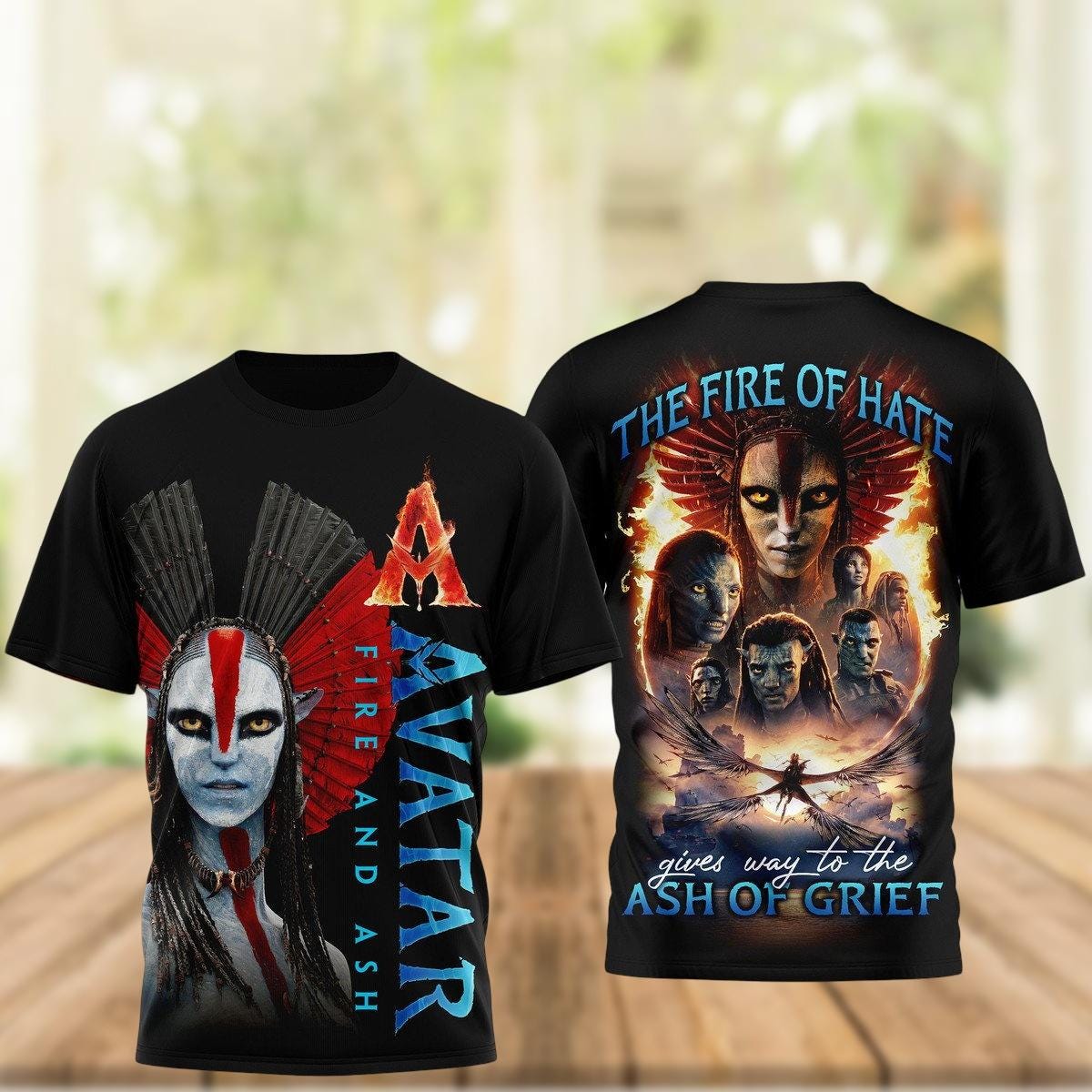 Discover Disney Avatar Fire and Ash T-Shirt, Avatar Movie Lovers Tee, Avatar 3D Shirt, Fire and Ash Sweatshirt, Avatar Fans Hoodie
