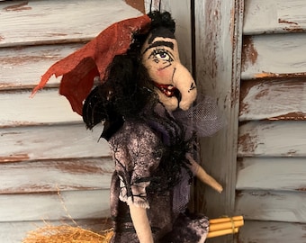 MUSTARD SEED ORIGINALS-Primitive-Kitchen Witch-Doll