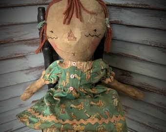 primitive handmade dolls