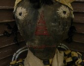 VERY Primitive, Extreme Primitive, Black, Americana, Chicken, 24 Inch, Kitchen, Raggedy Ann, Belindy, Hafair, Rag Doll by Mustard Seed Origi