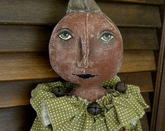 MUSTARD SEED ORIGINALS, Primitive Pattern, Pumpkin Doll, Doll Pattern, Fall Doll, Art Doll, Pumpkin Pattern, Sewing Pattern, Fall Decor, Art