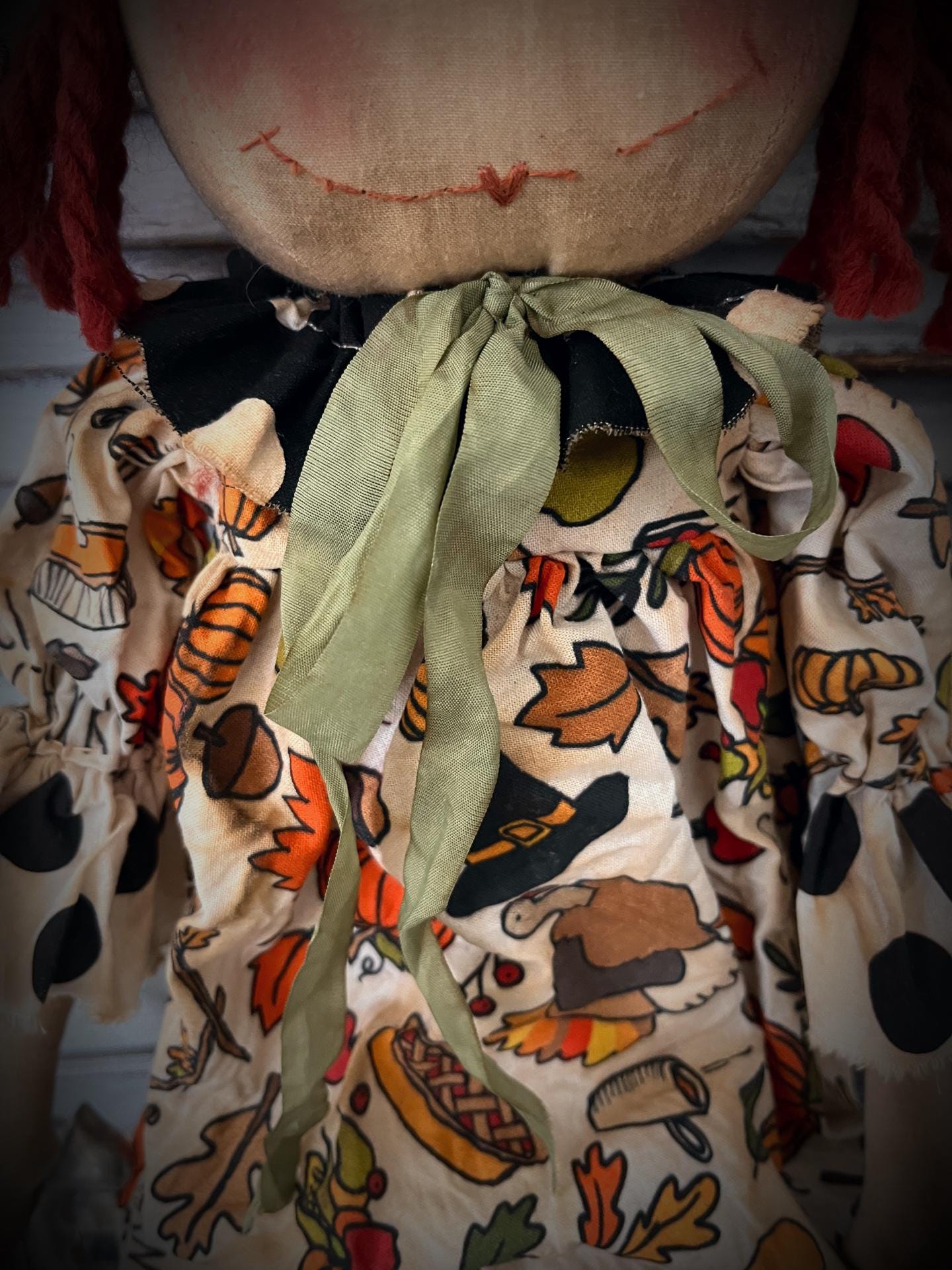 MUSTARD SEED Originals-raggedy Ann-thanksgiving Raggedy Dolls ...