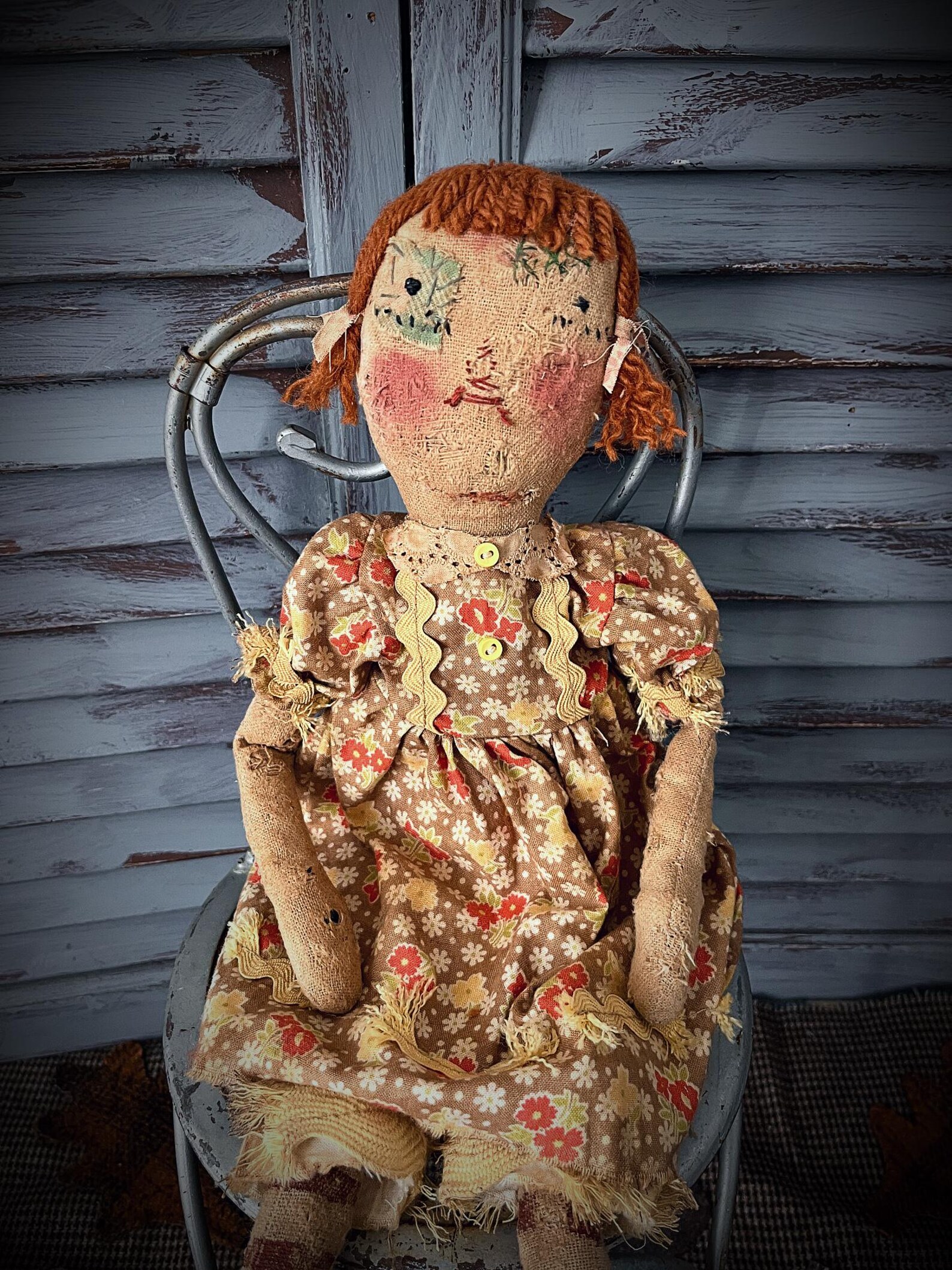 MUSTARD SEED Originals-primitive Dolls-dolls-vintage Doll-colonial-rag ...