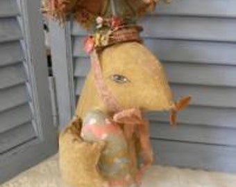 MUSTARD SEED ORIGINALS-Easter Pattern-Spring Pattern-Chicken Pattern-Easter Decoration-Primitive Easter Pattern-Prim Pattern-Chick Doll-Doll