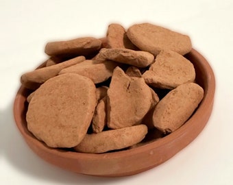 Edible Red Clay Punjabi mitti biscuit Clay for eating Indian clay for pica crunchy melting soft healing clay FAST DELIVERY