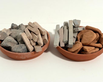 Edible Clay Variety Pack-Nakumatt, Punjabi Mitti, Red and Gray Saleti, 4 different types clay for eating, Fast Shipping,High Quality