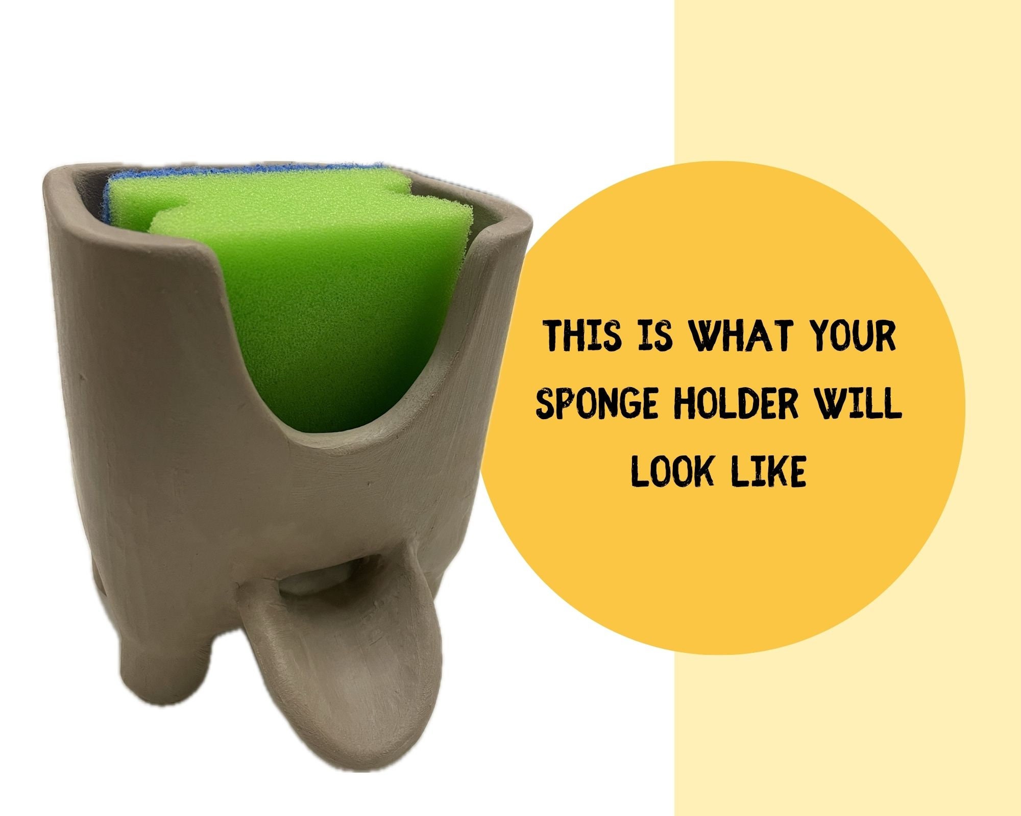 Sponge Holder Template DIY Ceramics Stencil Pottery Crafts ENGLISH - Etsy