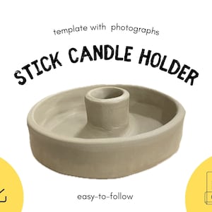 キャンドルホルダーテンプレート DIY セラミックスステンシル 陶器工芸品