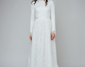 In Stock: Elegant Modest Wedding Dress / Bridal Gown! Angel by Unique Modest Bridal