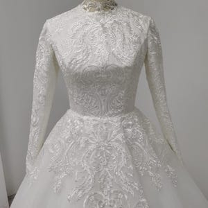 Timelessa - Elegant Modest Wedding Dress / Bridal Gown image 4