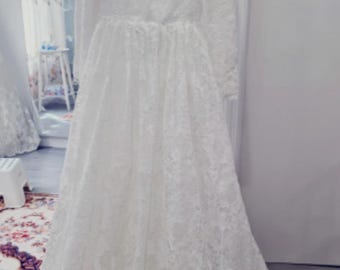 In Stock: Elegant Modest Wedding Dress / Bridal Gown Unique Modest Bridal