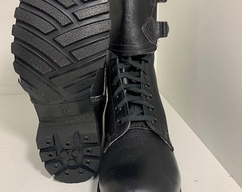 Stivali da combattimento Special Airborne Forces Tactical in pelle con cinturini (taglia 41)