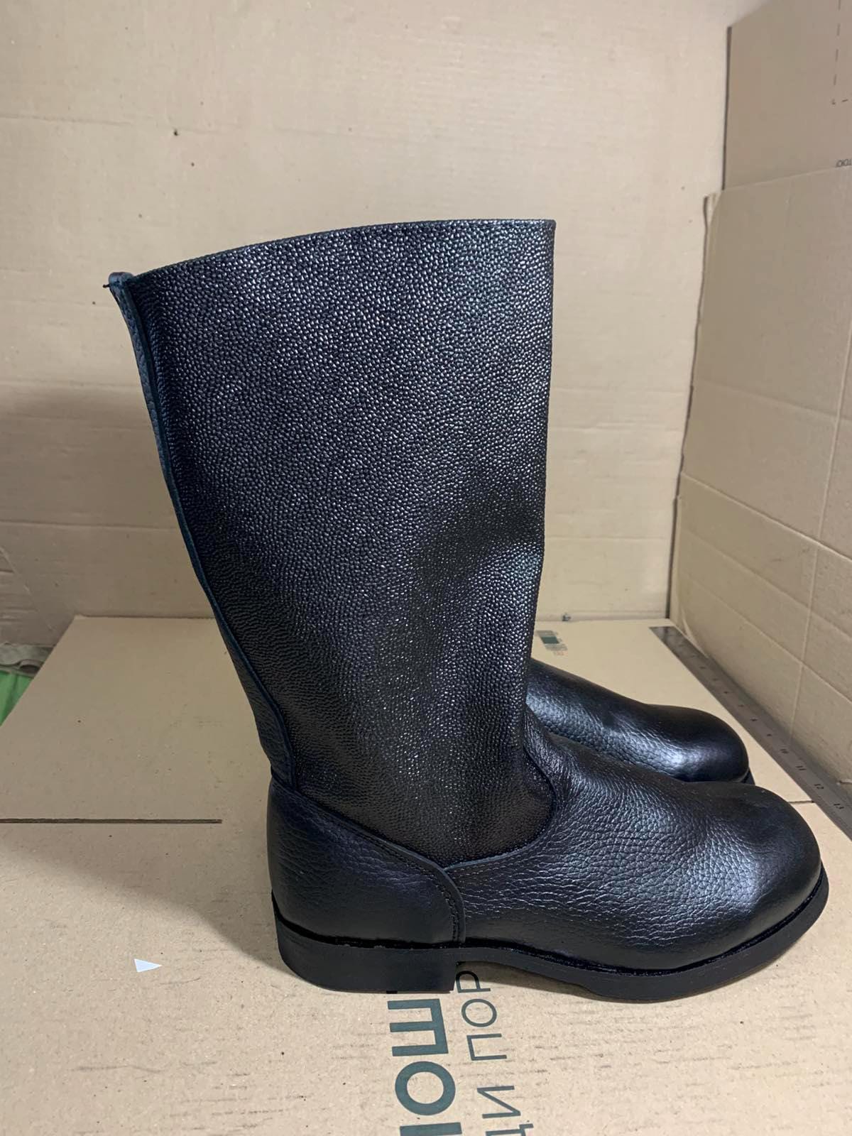Soviet- Russian Soldier Tactical Black Boots Sapogi Kersey