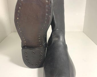 Botas de combate para oficiales soviéticos: cuero genuino, uso en campo, clavos de latón, botas tácticas vintage, uso extremo
