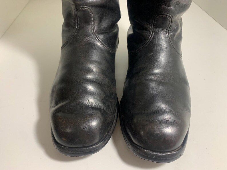 Vintage 1959 German Army Officer Leather Boots Schmollner – Size 38 ...
