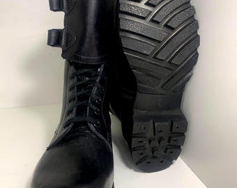 Stivali da combattimento speciali VDV Tactical Leather con cinturini