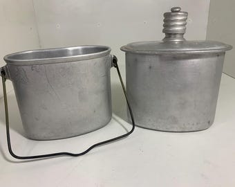 Fuerzas Aerotransportadas Soviéticas: olla de aluminio, termo, lonchera militar.