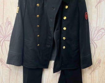 ヴィンテージ ソビエト海軍士官ジャケット、夏用制服、1970年代 ソ連