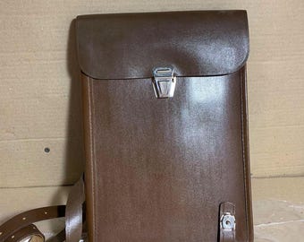 Vintage sowjetisch russische Kampfoffiziertasche der Armee der UdSSR