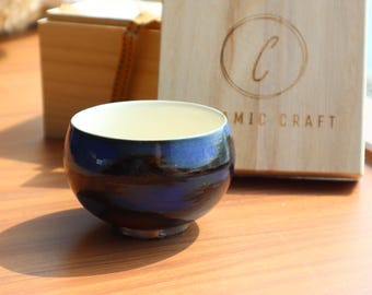 Blues kiln transforms into an Italian concentrate（coffe） cup