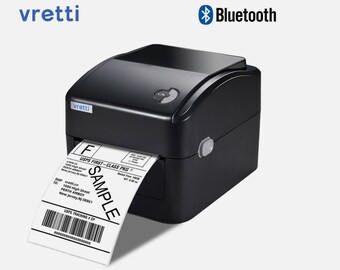 Stampante termica per etichette Vretti Stampante Bluetooth per codici a barre di spedizione