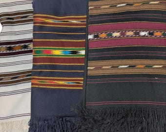 Tribal Meditation Shawl Wrap Wool Large Handmade Cloak, Yoga Gift, Winter Pashmina, Men/Women Scarf, Thin Throw Blanket, Wedding Gift 48x96