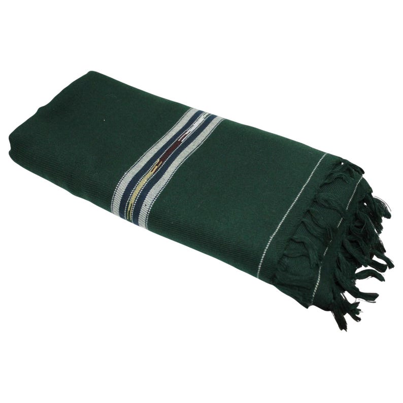 Shawl Wrap for Men and Women | Large Oversized Wool thin Blanket for Meditation, Yoga, Travel, Wedding Gift, spiritual & Winters | 8x4 feet 9 - Green