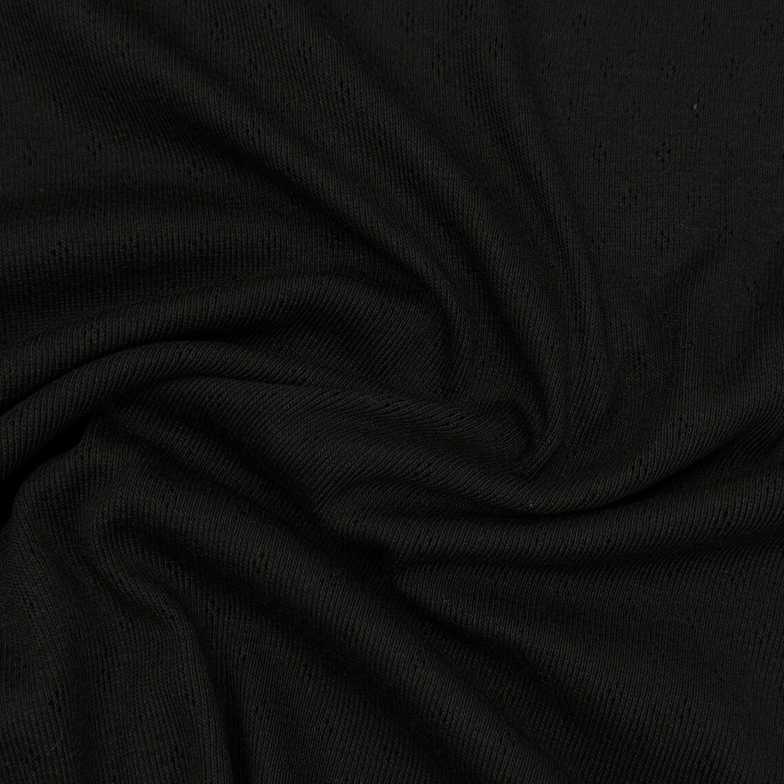 Black 100% Merino Wool Interlock Fabric - Feltable - Etsy