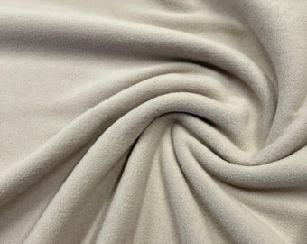 Natural Microfleece Fabric - 250 GSM